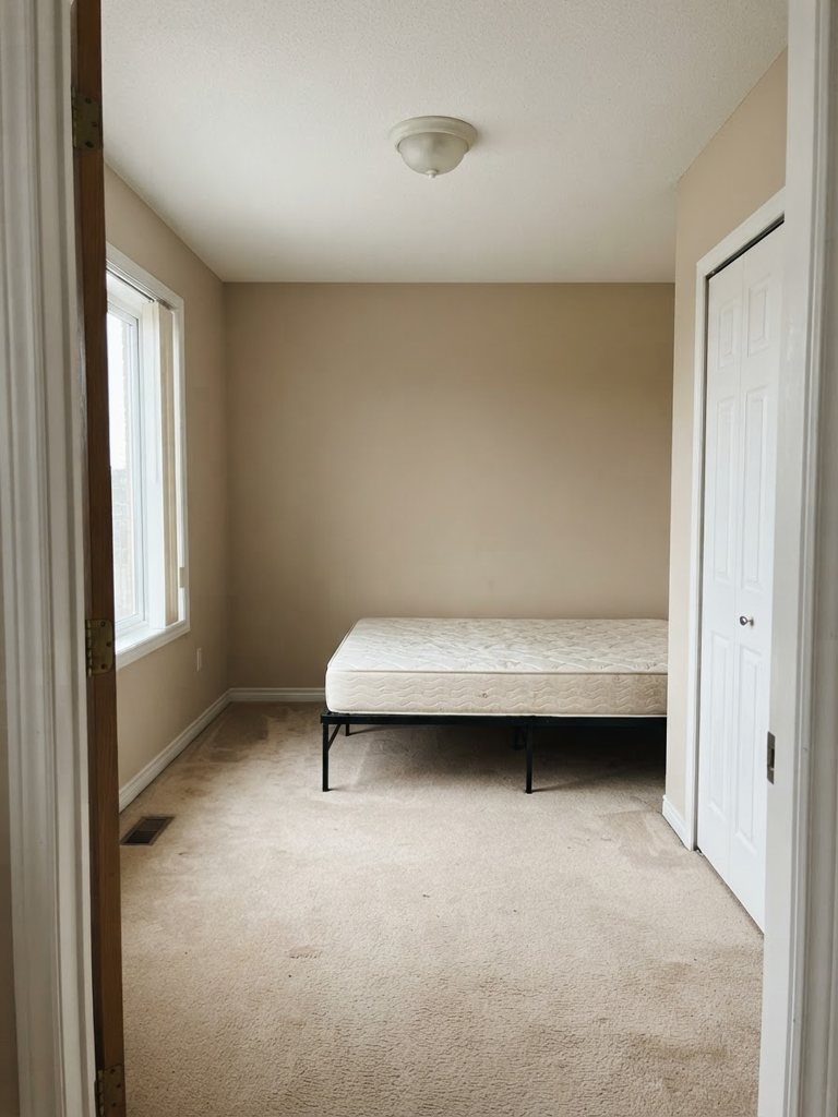 Rental bedroom, before