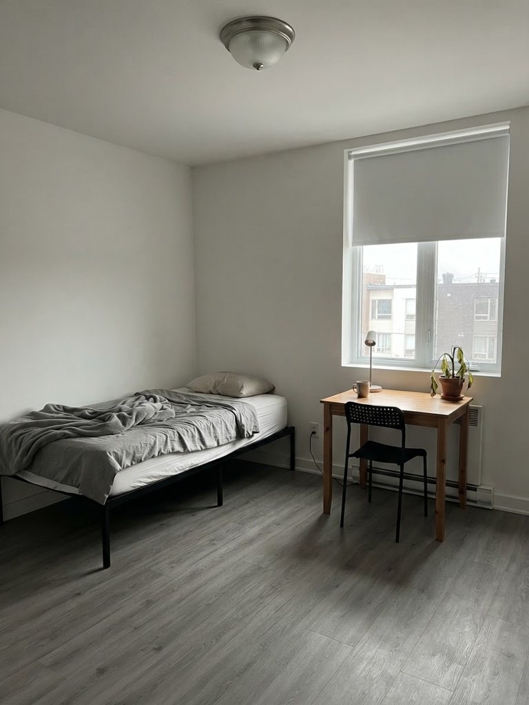 Cozy studio, before